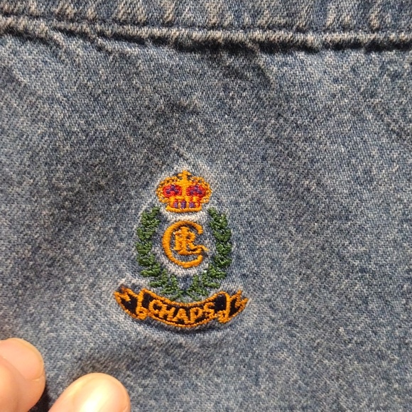 Chap by Ralph Lauren Men's XL denim button down shirt - Picture 3 of 7